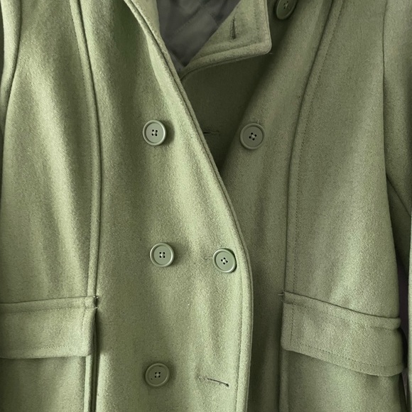 Green Pea Coat - Picture 9 of 9